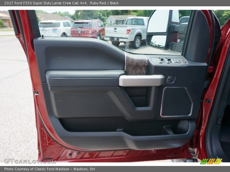 Ruby Red / Black 2017 Ford F350 Super Duty Lariat Crew Cab 4x4