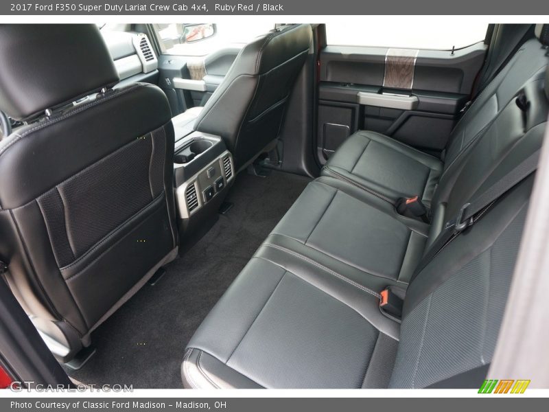 Ruby Red / Black 2017 Ford F350 Super Duty Lariat Crew Cab 4x4