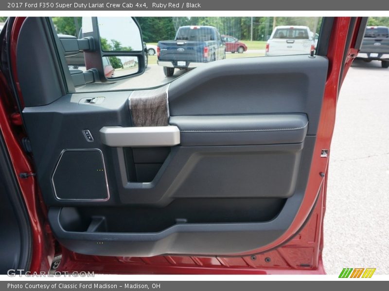 Ruby Red / Black 2017 Ford F350 Super Duty Lariat Crew Cab 4x4