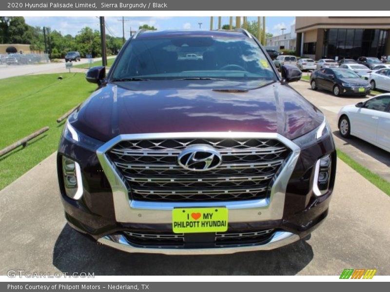 Sierra Burgundy / Black 2020 Hyundai Palisade Limited