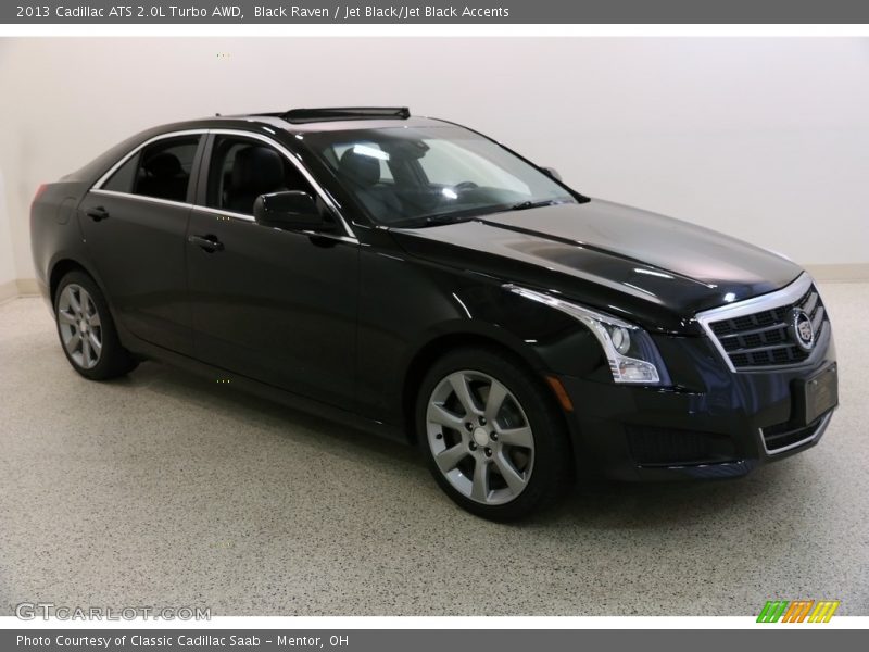 Black Raven / Jet Black/Jet Black Accents 2013 Cadillac ATS 2.0L Turbo AWD
