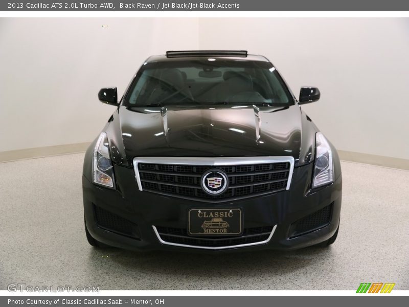 Black Raven / Jet Black/Jet Black Accents 2013 Cadillac ATS 2.0L Turbo AWD