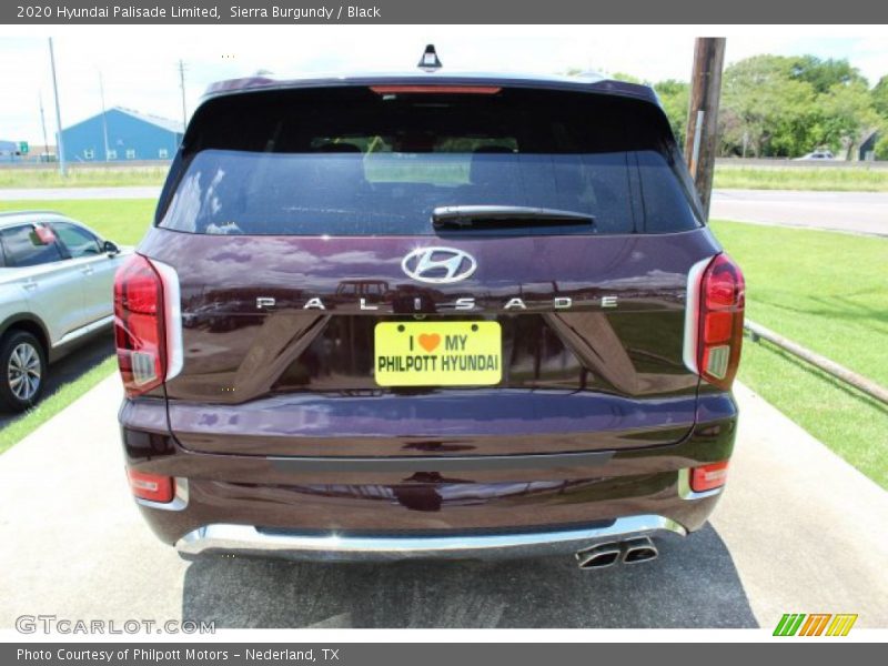 Sierra Burgundy / Black 2020 Hyundai Palisade Limited