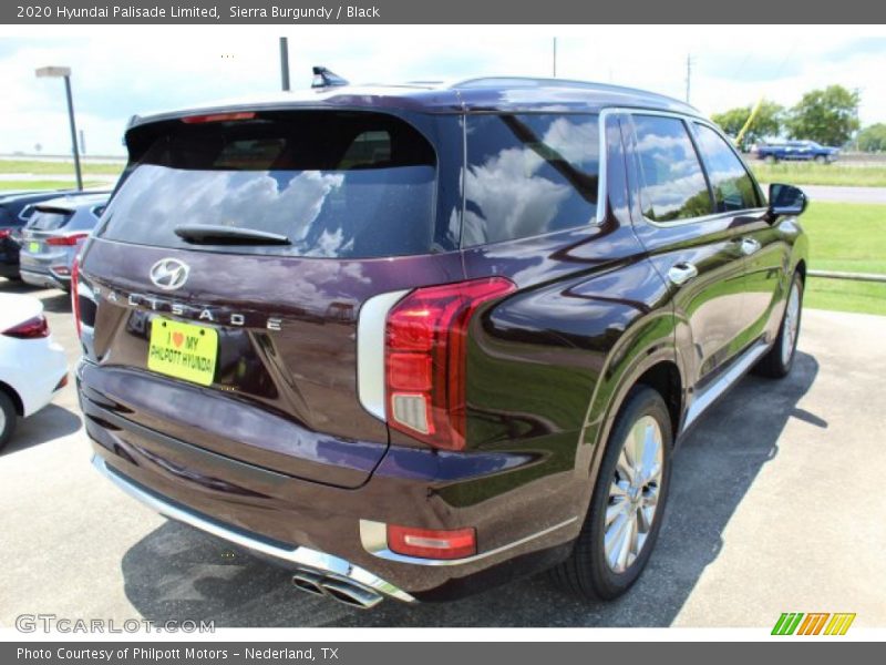 Sierra Burgundy / Black 2020 Hyundai Palisade Limited