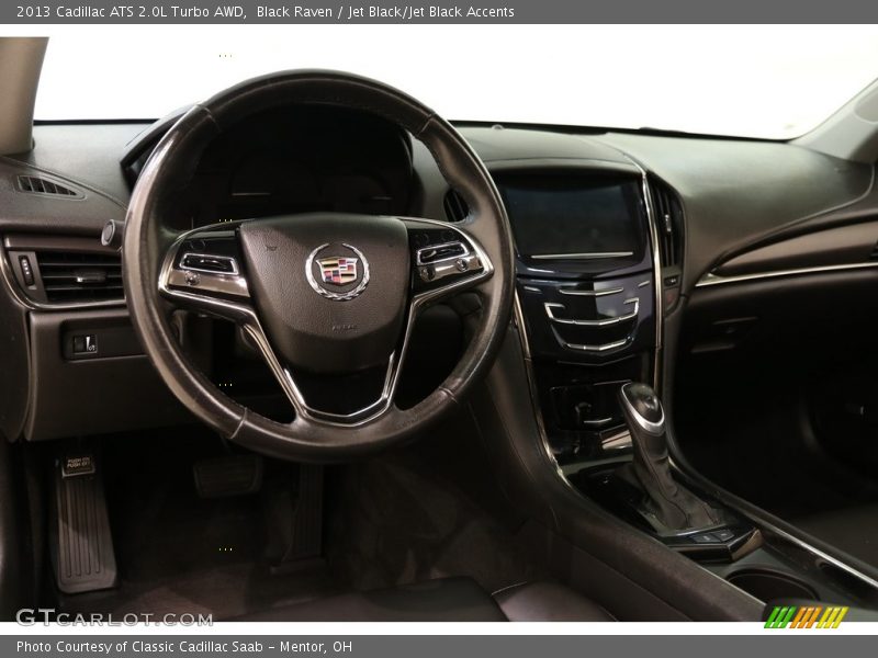 Black Raven / Jet Black/Jet Black Accents 2013 Cadillac ATS 2.0L Turbo AWD