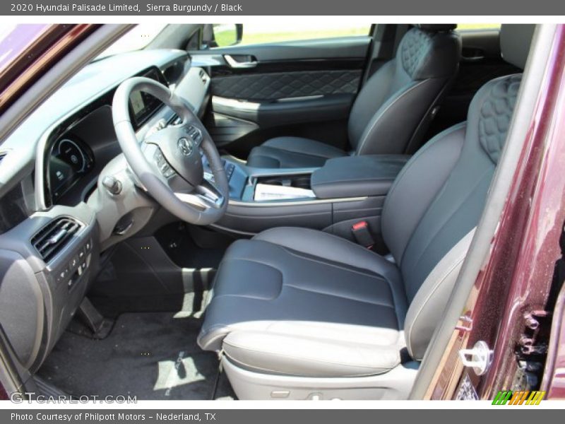  2020 Palisade Limited Black Interior