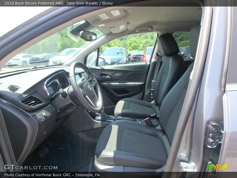 Satin Steel Metallic / Ebony 2019 Buick Encore Preferred AWD