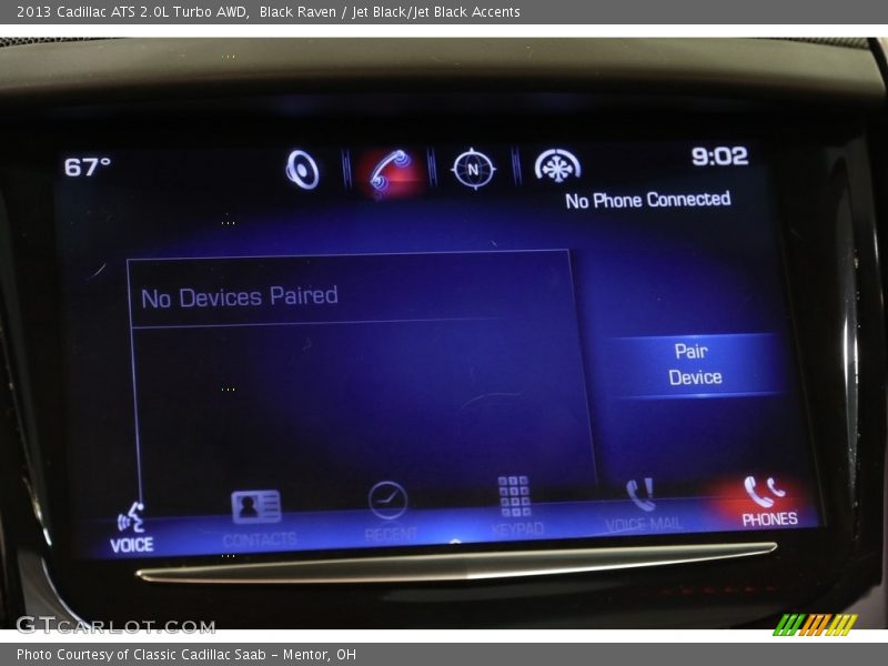 Black Raven / Jet Black/Jet Black Accents 2013 Cadillac ATS 2.0L Turbo AWD