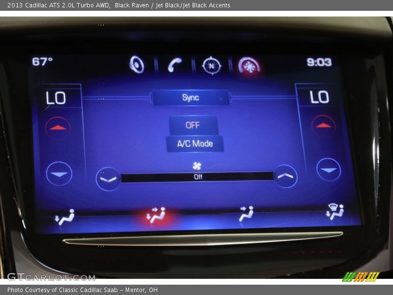 Black Raven / Jet Black/Jet Black Accents 2013 Cadillac ATS 2.0L Turbo AWD