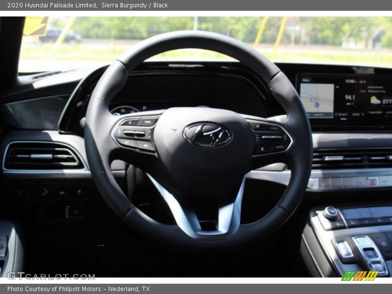 Sierra Burgundy / Black 2020 Hyundai Palisade Limited