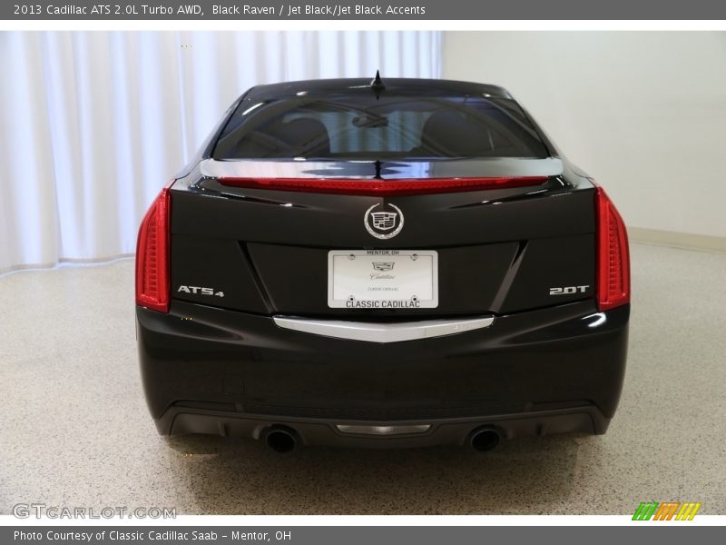 Black Raven / Jet Black/Jet Black Accents 2013 Cadillac ATS 2.0L Turbo AWD