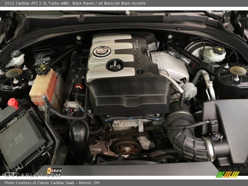 Black Raven / Jet Black/Jet Black Accents 2013 Cadillac ATS 2.0L Turbo AWD