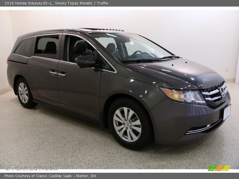 Smoky Topaz Metallic / Truffle 2016 Honda Odyssey EX-L