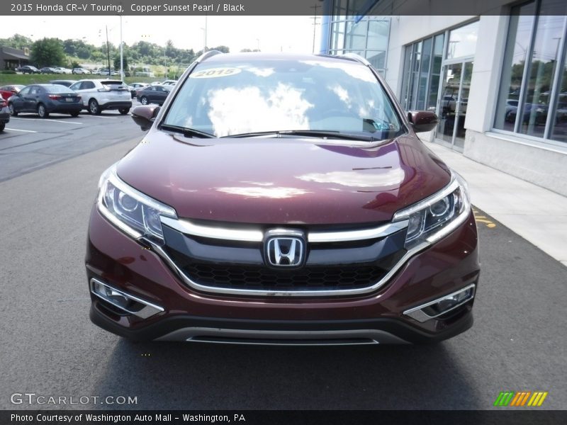 Copper Sunset Pearl / Black 2015 Honda CR-V Touring