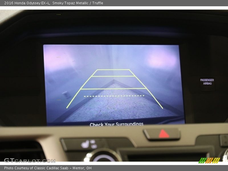 Smoky Topaz Metallic / Truffle 2016 Honda Odyssey EX-L