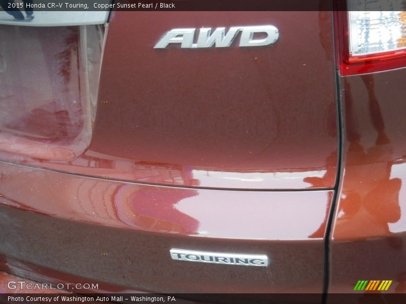 Copper Sunset Pearl / Black 2015 Honda CR-V Touring