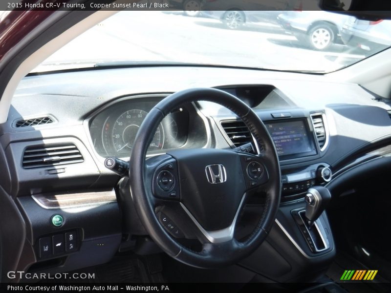 Copper Sunset Pearl / Black 2015 Honda CR-V Touring
