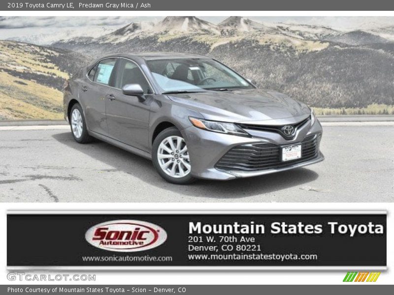 Predawn Gray Mica / Ash 2019 Toyota Camry LE