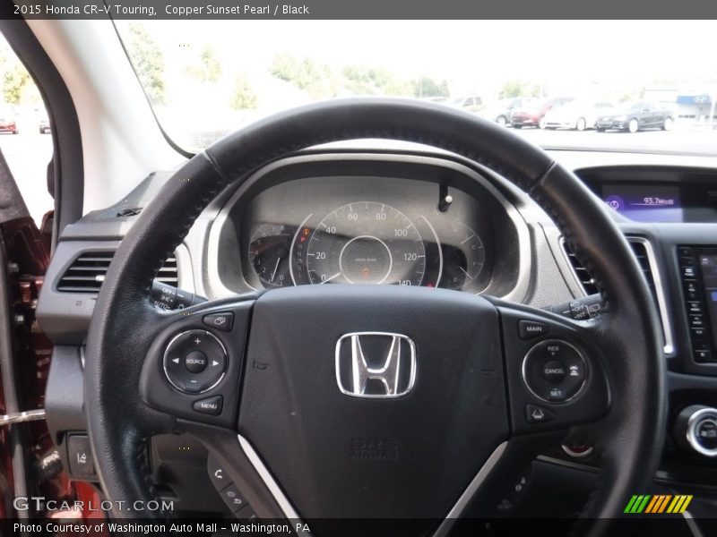 Copper Sunset Pearl / Black 2015 Honda CR-V Touring