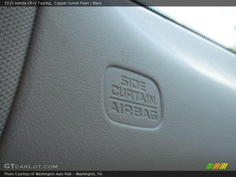 Copper Sunset Pearl / Black 2015 Honda CR-V Touring