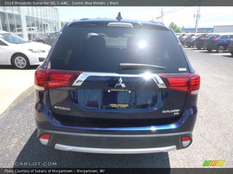 Cosmic Blue Metallic / Black 2018 Mitsubishi Outlander SEL S-AWC