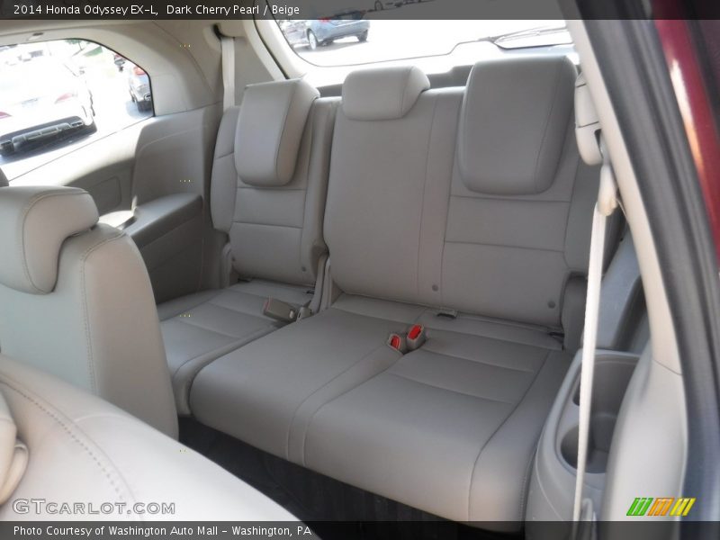 Dark Cherry Pearl / Beige 2014 Honda Odyssey EX-L