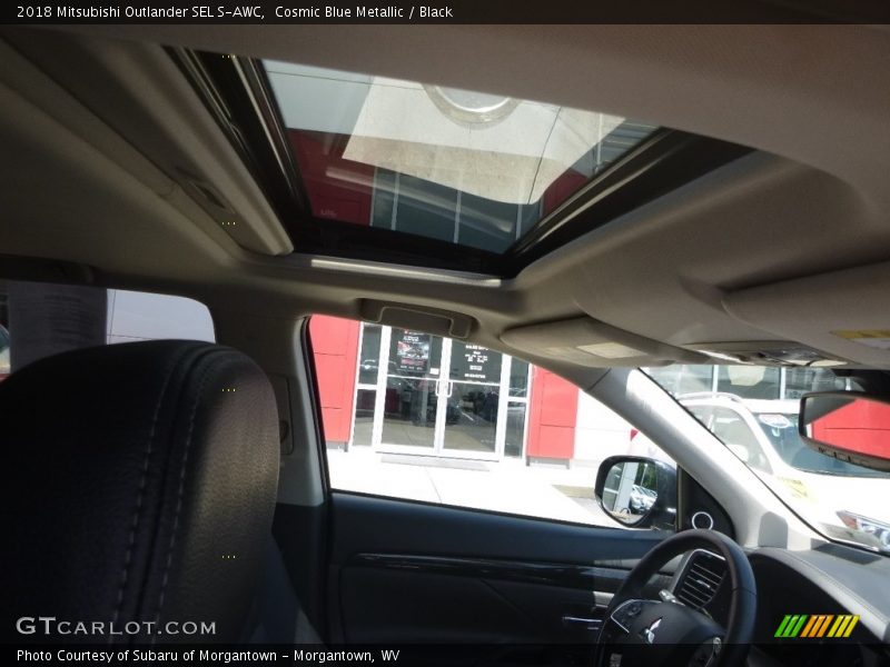 Cosmic Blue Metallic / Black 2018 Mitsubishi Outlander SEL S-AWC