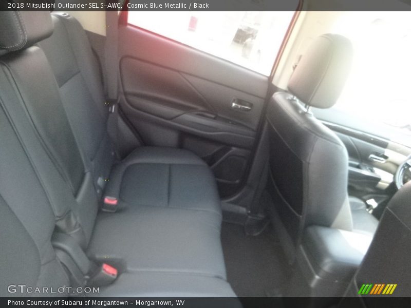 Cosmic Blue Metallic / Black 2018 Mitsubishi Outlander SEL S-AWC
