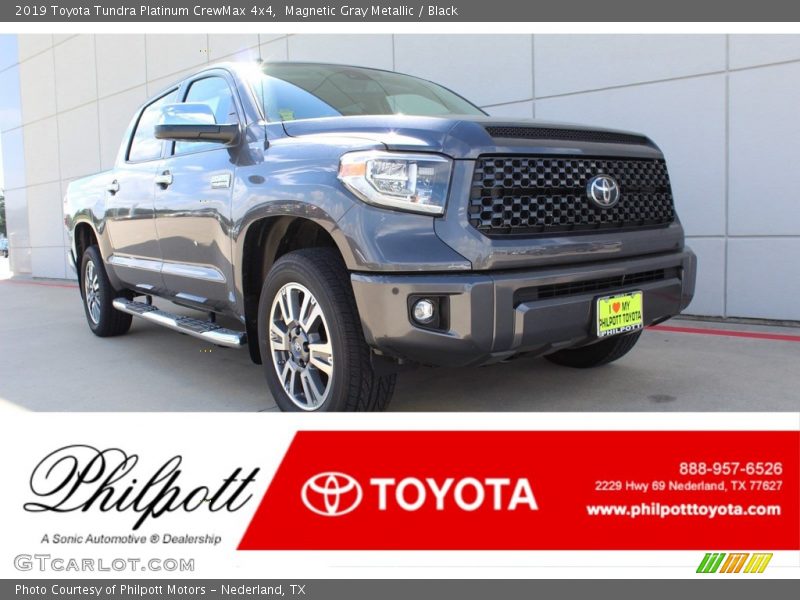 Magnetic Gray Metallic / Black 2019 Toyota Tundra Platinum CrewMax 4x4