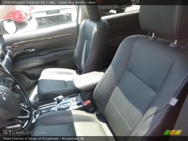 Cosmic Blue Metallic / Black 2018 Mitsubishi Outlander SEL S-AWC