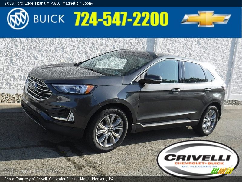 Magnetic / Ebony 2019 Ford Edge Titanium AWD