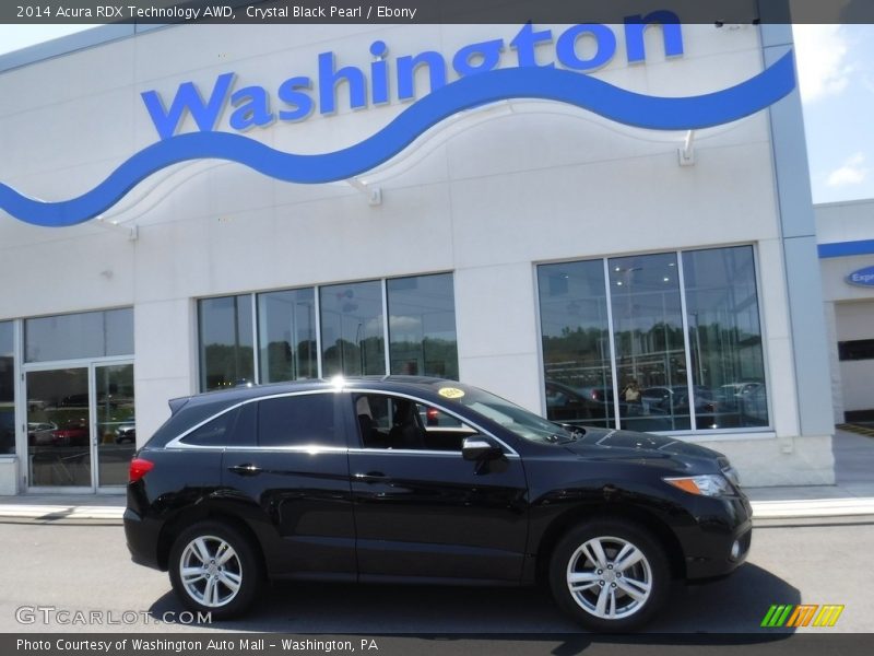 Crystal Black Pearl / Ebony 2014 Acura RDX Technology AWD