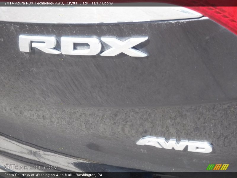 Crystal Black Pearl / Ebony 2014 Acura RDX Technology AWD