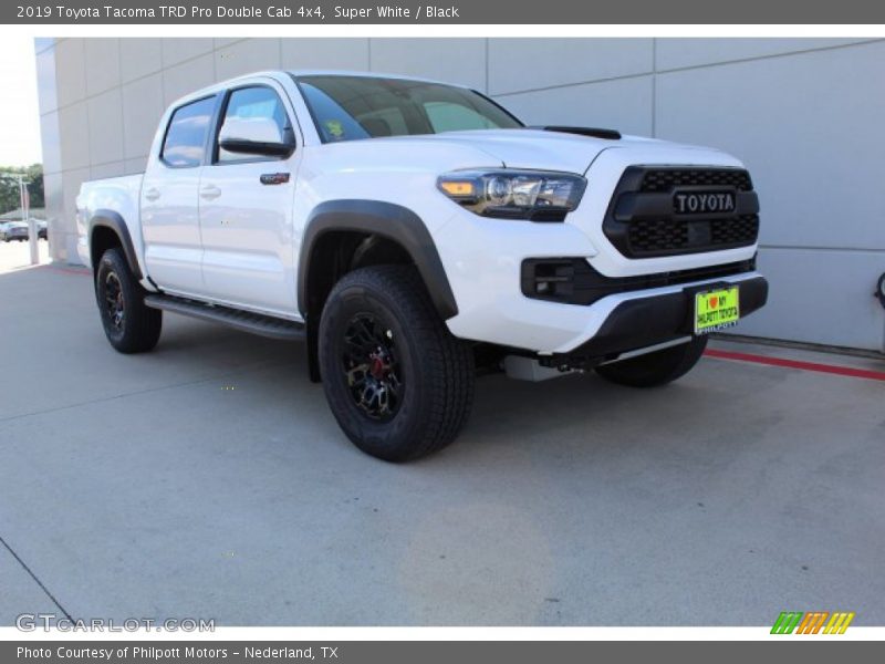 Super White / Black 2019 Toyota Tacoma TRD Pro Double Cab 4x4