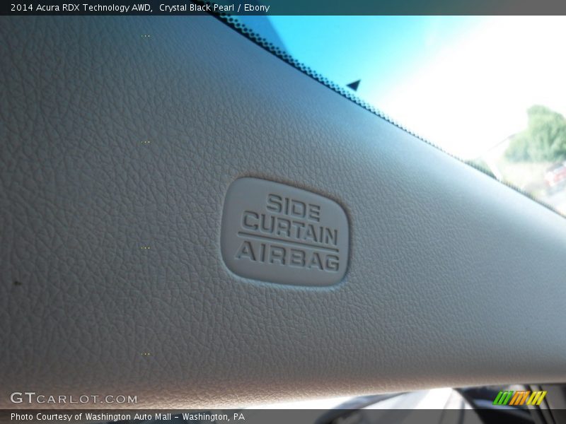 Crystal Black Pearl / Ebony 2014 Acura RDX Technology AWD
