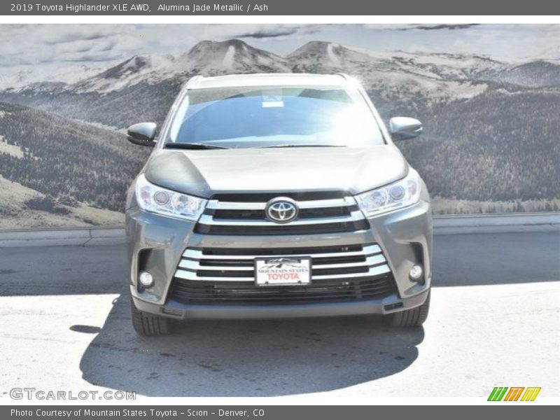 Alumina Jade Metallic / Ash 2019 Toyota Highlander XLE AWD
