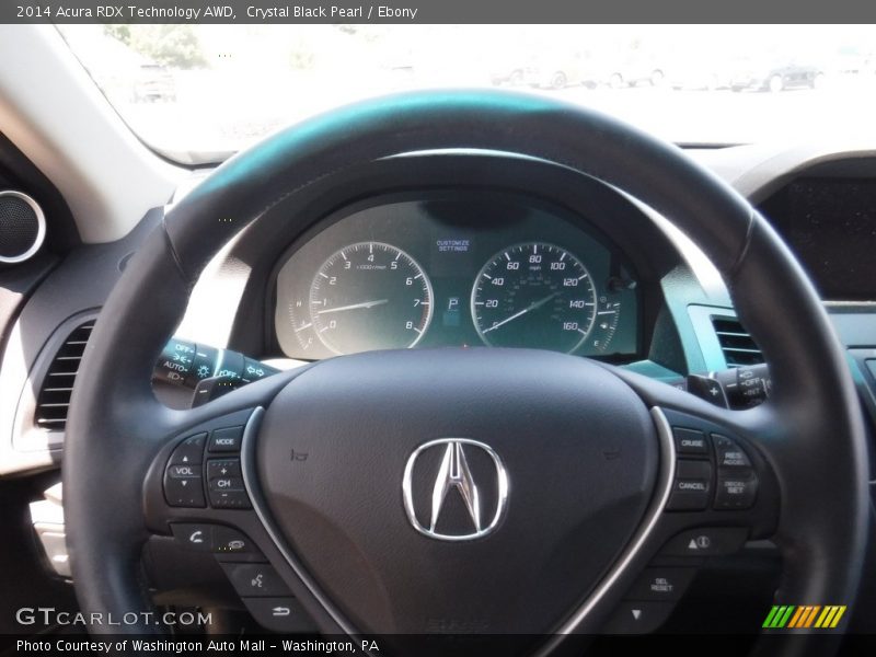 Crystal Black Pearl / Ebony 2014 Acura RDX Technology AWD