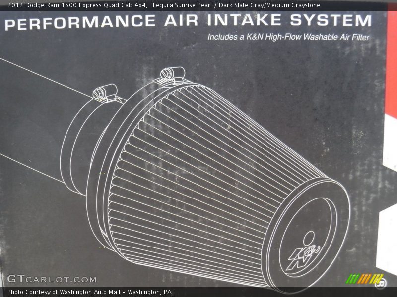 Tequila Sunrise Pearl / Dark Slate Gray/Medium Graystone 2012 Dodge Ram 1500 Express Quad Cab 4x4