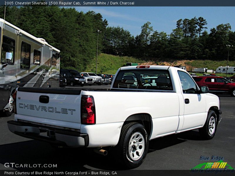 Summit White / Dark Charcoal 2005 Chevrolet Silverado 1500 Regular Cab