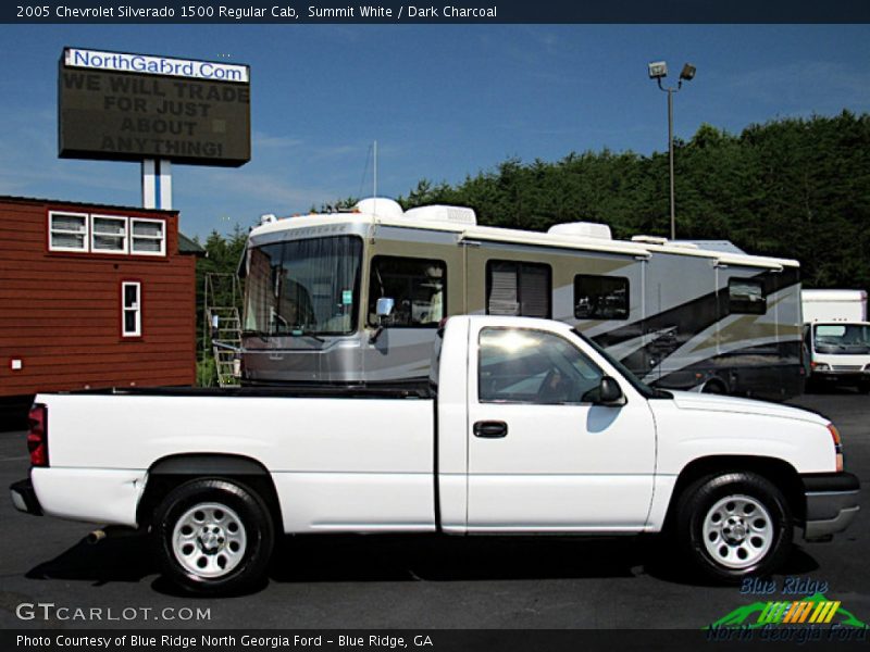 Summit White / Dark Charcoal 2005 Chevrolet Silverado 1500 Regular Cab