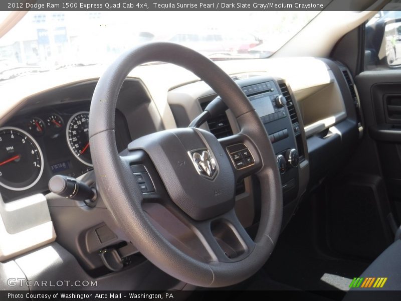 Tequila Sunrise Pearl / Dark Slate Gray/Medium Graystone 2012 Dodge Ram 1500 Express Quad Cab 4x4