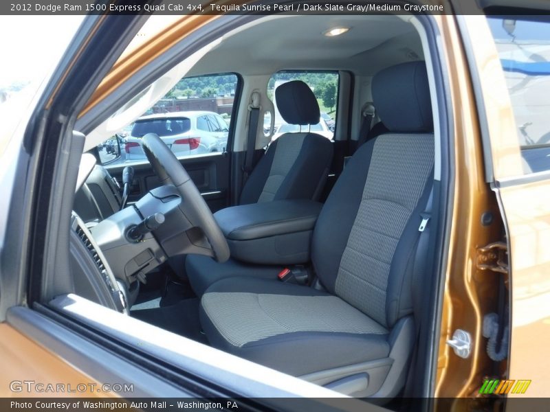 Tequila Sunrise Pearl / Dark Slate Gray/Medium Graystone 2012 Dodge Ram 1500 Express Quad Cab 4x4
