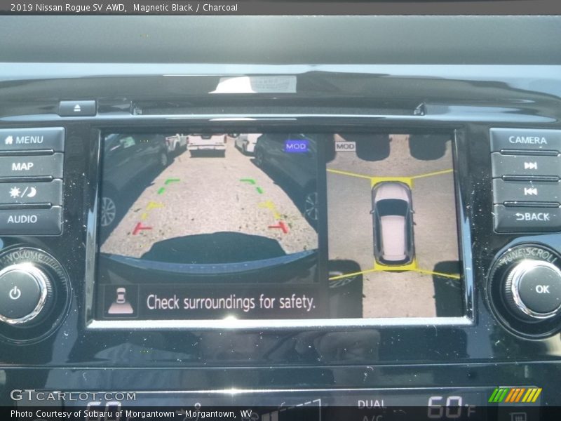 Magnetic Black / Charcoal 2019 Nissan Rogue SV AWD