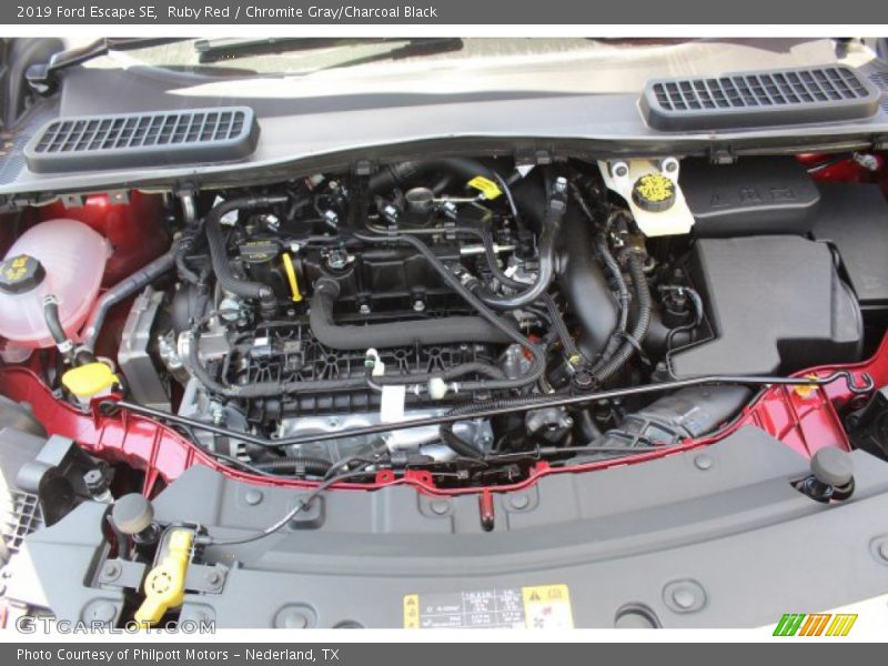 Ruby Red / Chromite Gray/Charcoal Black 2019 Ford Escape SE