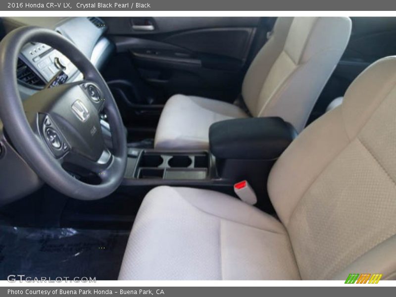 Crystal Black Pearl / Black 2016 Honda CR-V LX