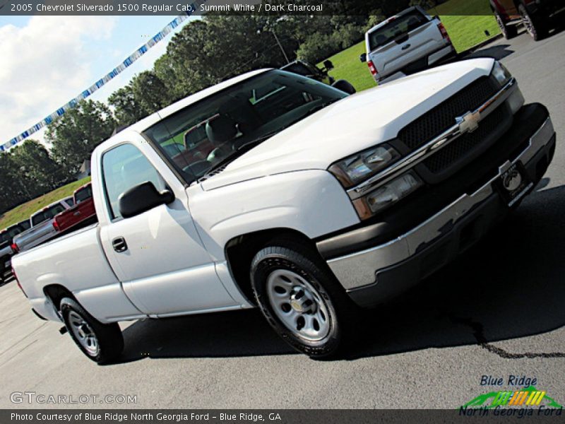 Summit White / Dark Charcoal 2005 Chevrolet Silverado 1500 Regular Cab