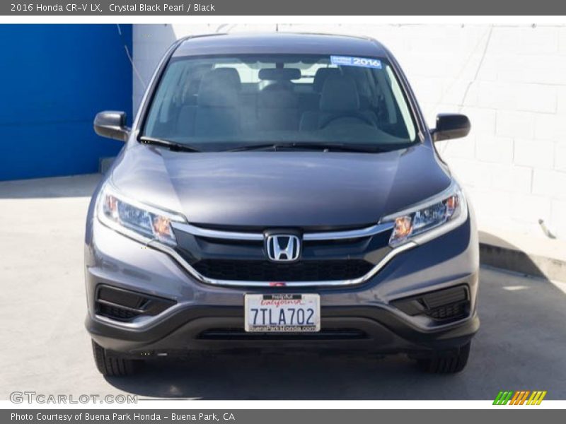 Crystal Black Pearl / Black 2016 Honda CR-V LX
