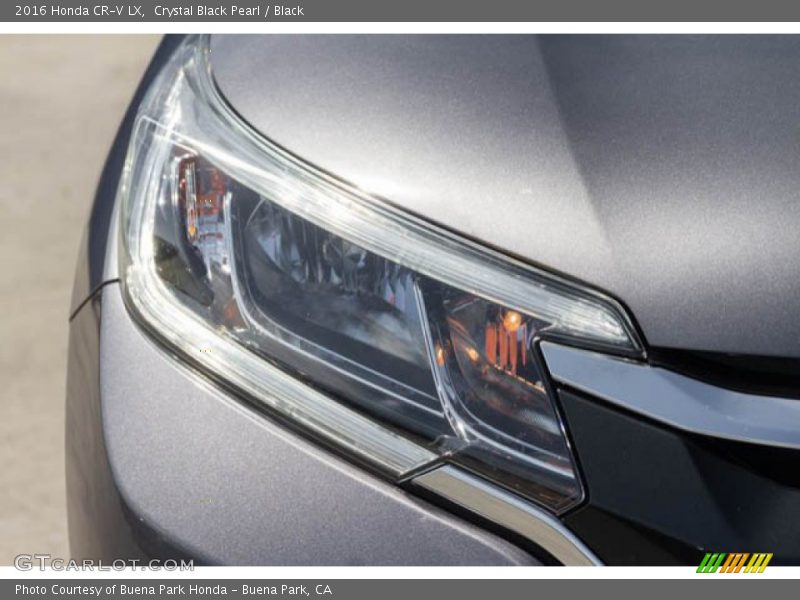 Crystal Black Pearl / Black 2016 Honda CR-V LX