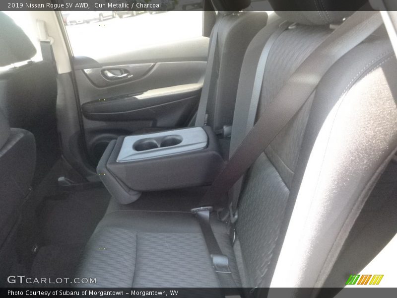 Gun Metallic / Charcoal 2019 Nissan Rogue SV AWD