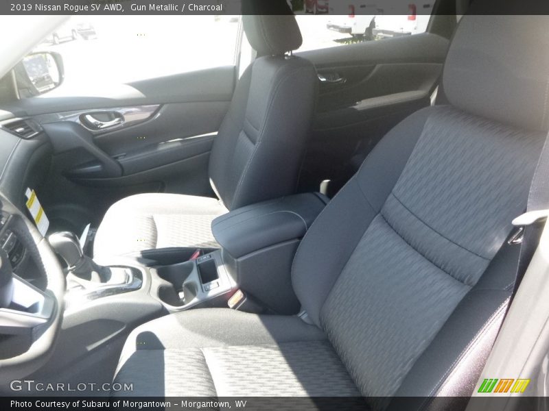 Gun Metallic / Charcoal 2019 Nissan Rogue SV AWD